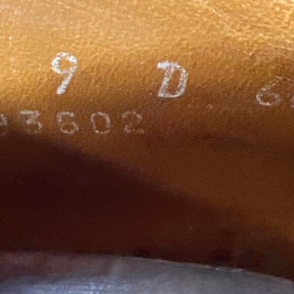 Vintage Florsheim Longwings Brown Wingtip Brogue Oxfords Size US 9 D main image 8